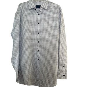 Mens XL David Donahue White Shirt